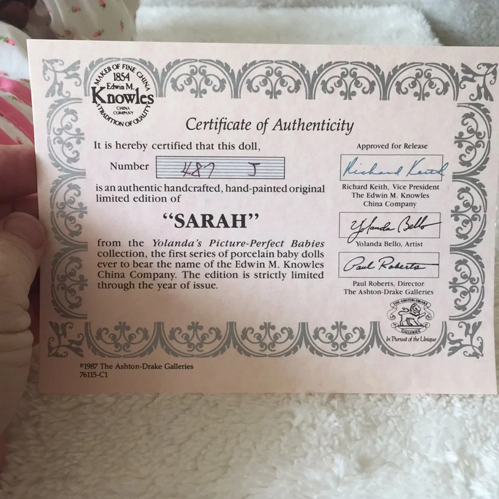 Vintage Ashton Drake “SARAH”